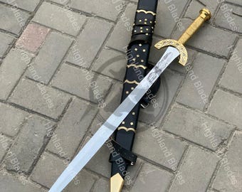 Perseus Sword: Greek Mythology Collectible Display Sword with Scabbard