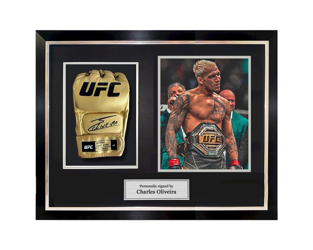 Winner Ufc Frame UFC MMA Glove Display Frame – 10x8 Photo, Custom Plaque, Fight ...