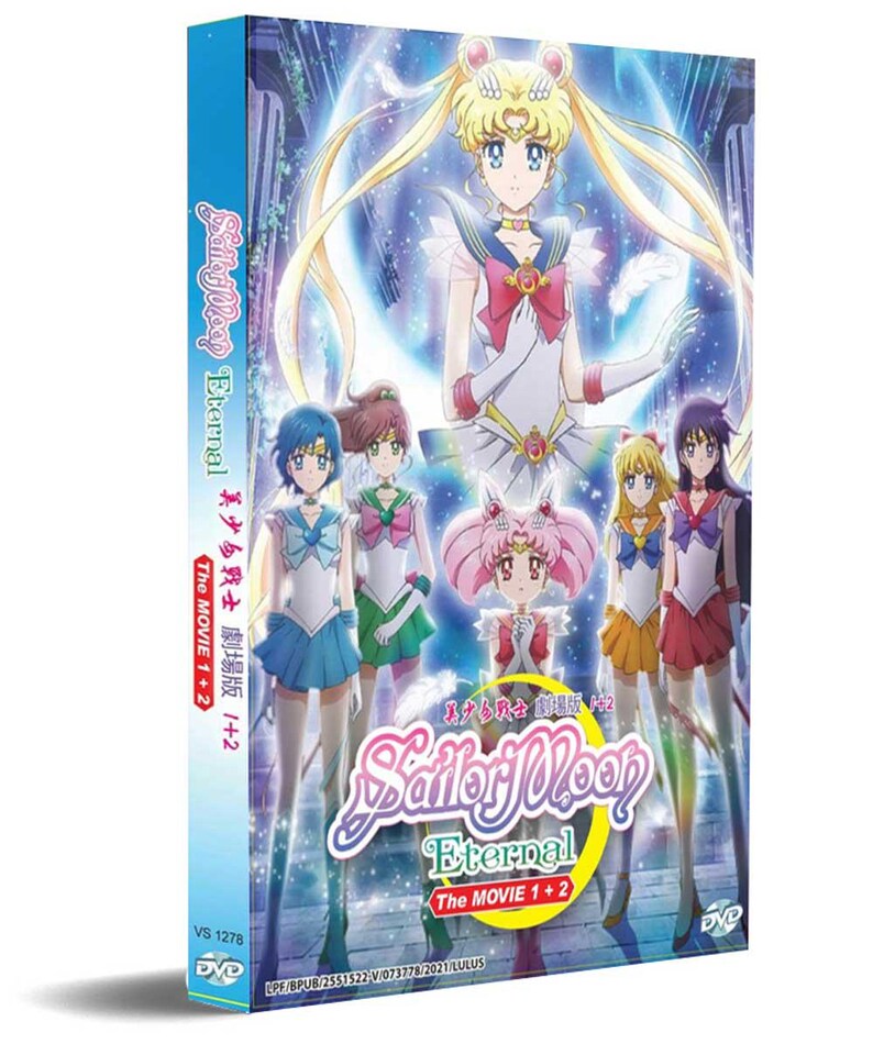 Anime DVD Sailor Moon Eternal Part 1&2 English Dubbed All Region - Etsy