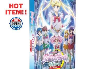 Anime DVD Sailor Moon Eternal Part 1&2 English Dubbed All Region