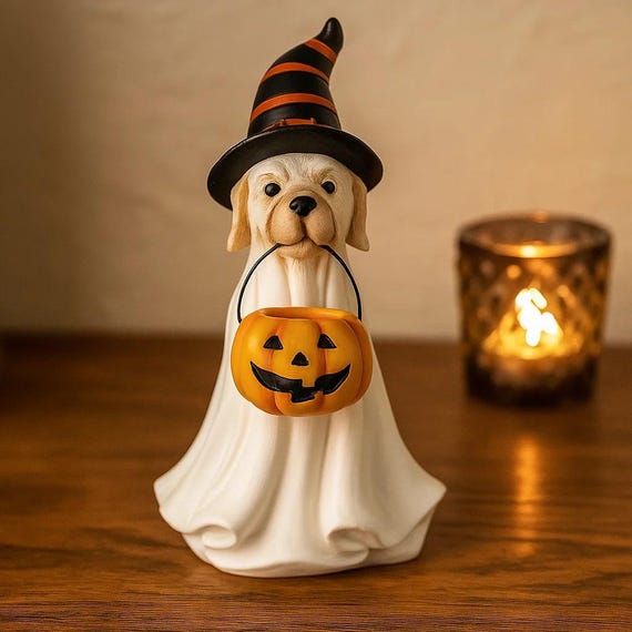Halloween Pumpkin Ghost Dog Resin Figurine Spooky Cute Dog Statue for Entryway, Bar, Party Decor Handcrafted Halloween Atmosphere Ornamen - Etsy Israel Halloween Pumpkin Ghost Dog Resin Figurine Spooky Cute Dog Statue for Entryway, Bar, Party Decor Handcrafted Halloween Atmosphere Ornamen - Etsy Israel