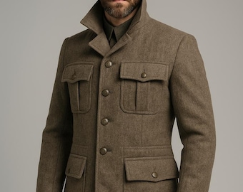 ヴィンテージ スウェーデン軍ウールコート | メンズ 1940年代