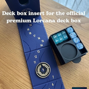 Lorcana 3D-geprint inzetstuk voor deckbox