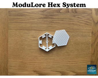 ModuLore Hex System - Disney Lorcana Pin Badge Display Hexagonal Modular Display