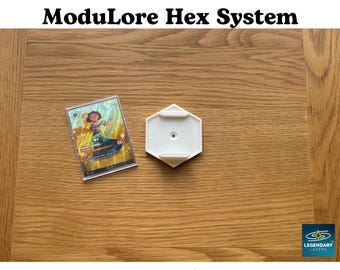 ModuLore Hex System - Disney Lorcana Card Shelf Hexagonal Modular Display