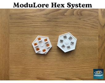 ModuLore Hex System - Disney Lorcana Dice Storage Hexagonal Modular Display