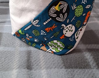 Recycled Fabric Basket – “Forest Tales”