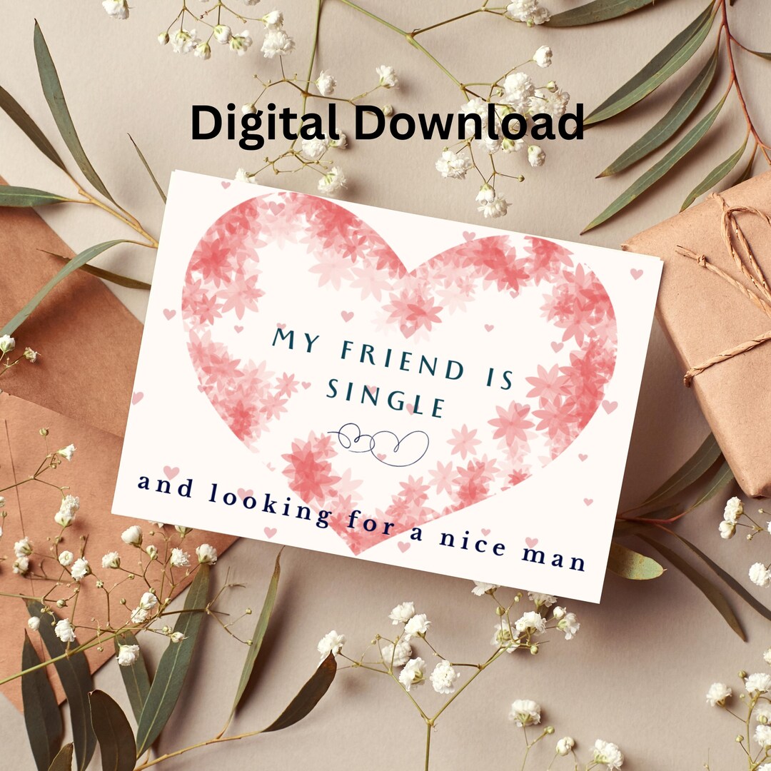 My Friend is Dating Business Card, Editable Dating Business Card ...