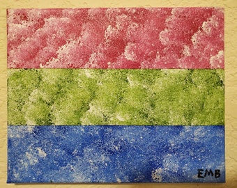 Polysexual Clouds Pride Flag Painting