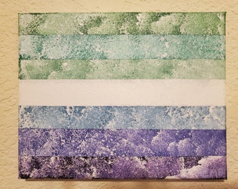 Gay Clouds Pride Flag Painting
