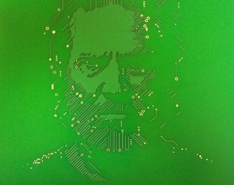 FLYNN LIVES Real Printed Circuit Board PCB