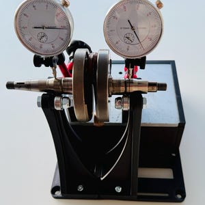 Vevaxelkastprovare, balanseringsstativ, rullstativ | Inkl. tillbehör