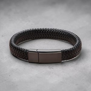 personalized bible verse gift - leather bracelet with bible verse - Personalized Jesus gifts image 7