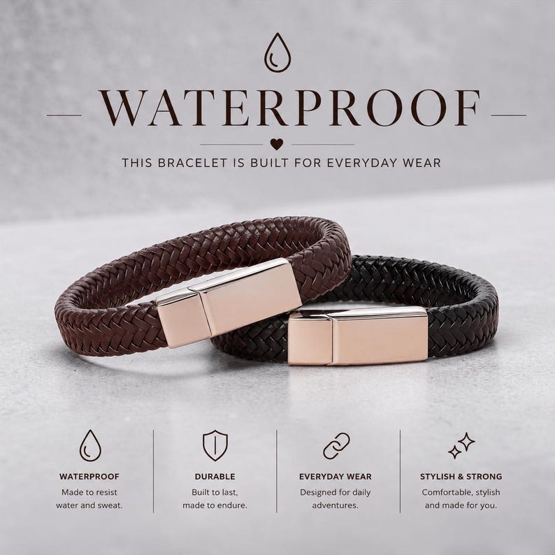 Keep Safe Gift Personalised Saint Christopher Bracelet, Religious Bracelet, St Chris Jewellery image 4