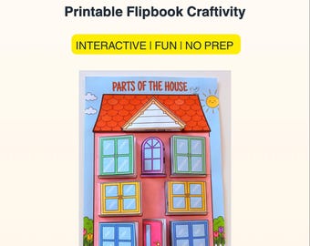 Parts of the House – Lift-the-Flap Activity