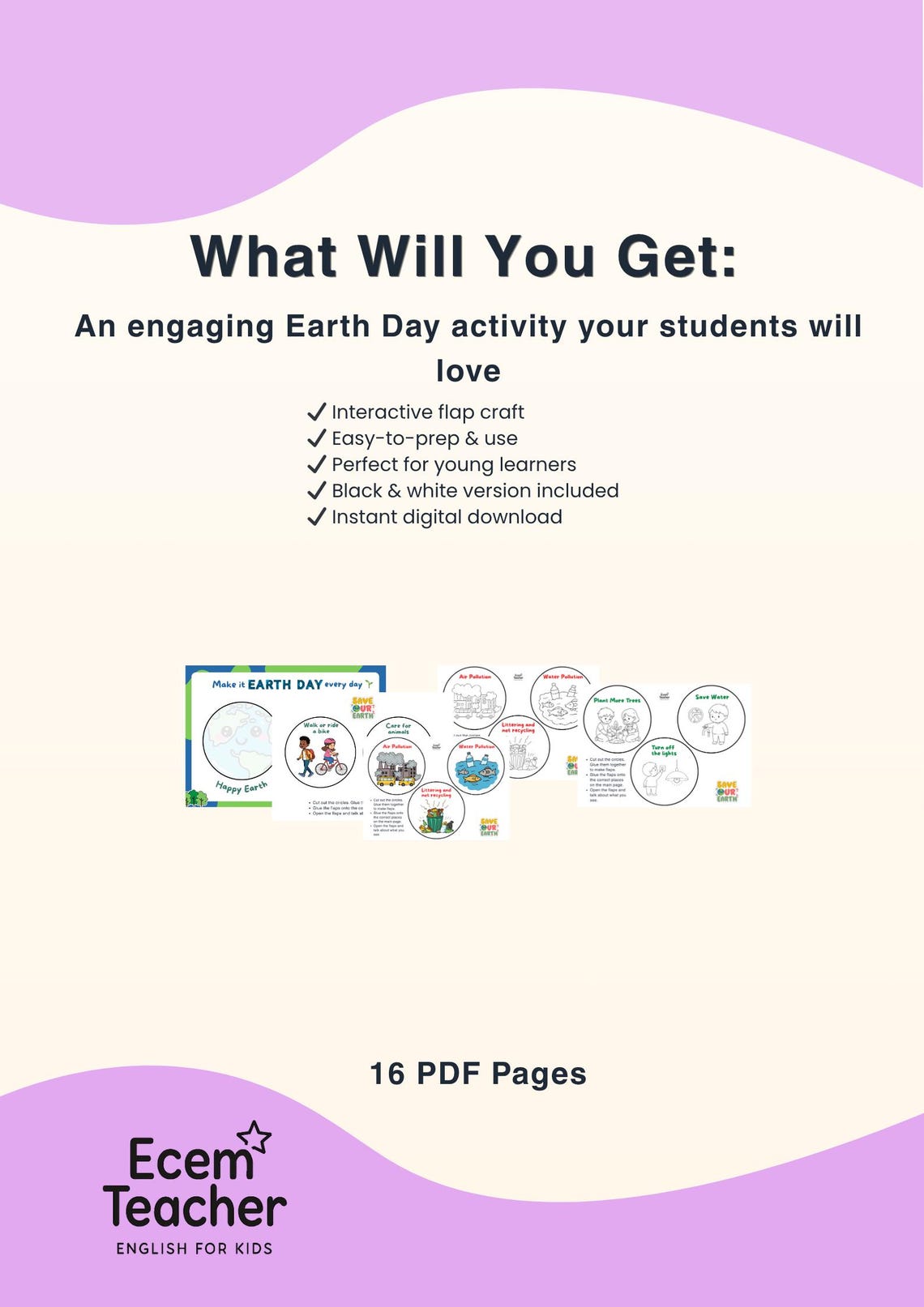 Happy Earth Vs Sad Earth | Interactive Flap Activity (printable PDF) - Etsy