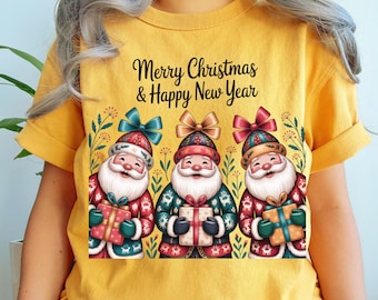 Santa Christmas PNG Clipart: Holiday Design (Digital Download),Merry Christmas