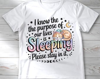 Funny Quote PNG | Funny Animal Art | Cat Clipart | Digital Download