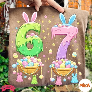 Feliz Páscoa 67 Coelho PNG, Clipart de Páscoa para Crianças Seis Sete, Coelho Fofo 67 PNG, Ovo de Páscoa 67 PNG, Download Digital Seis Sete Bruh