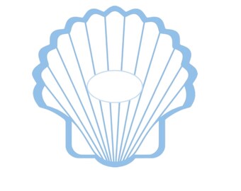 Shell Menu, Digital Download, For Canva and Cricut Projects
