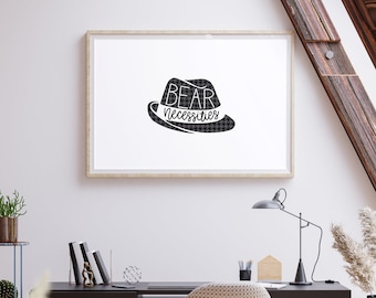 Alabama SVG Paul Bear Bryant SVG Gift Printable Art State of Alabama Wall Art Download Graduation Gift Bama Fan SVG College Gift Ideas