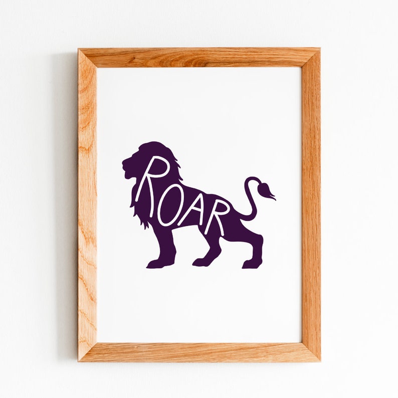 UNA Lions Roar Florence Alabama SVG Gift Printable Art University of North Alabama Wall Art Download Graduation Gift SVG College Gift Ideas image 2