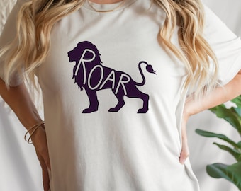 UNA Roar Lions Super Soft Tee University of North Alabama Comfort Colors TShirt UNA Lions Roar College Student Gift Idea Florence Alabama