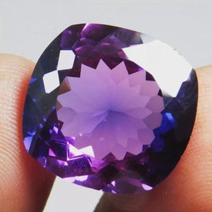 Natural Purple Sapphire Cushion Cut Gemstone for Jewelry Creation