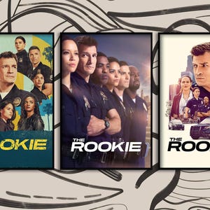 The Rookie Classic Movie Poster Wall Art | Canvas Print | Home Decor | Living Room Bedroom Aesthetic | Gift for Movie Lovers