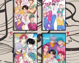 Générique K_pop Demon_Hunters_ Poster, Mira Rumi Joey Saja Boy Huntrix