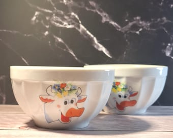 Ciotola vintage Kinderlada per mucca – Zaječar, Jugoslavia, anni '80 – Raro oggetto da collezione nostalgico