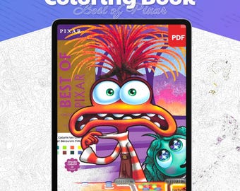 Mystery Pixar Malbuch, 100+ Seiten (Digital PDF)