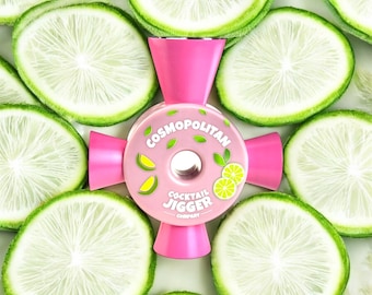 Jigger para cócteles Cosmopolitan: Receta de acero inoxidable para Cosmo