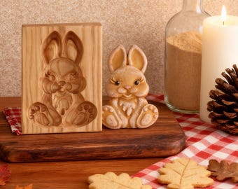 Sitting Rabbit Cookie Mold: Kid Biscuit Baking Tool