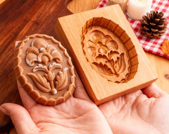 Blumen Cookie Prägeform: Urlaub Ausstechform