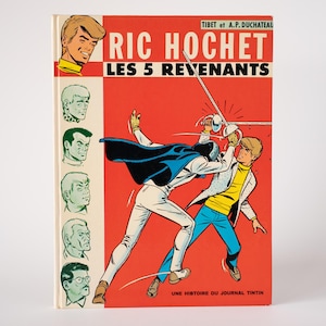 RARE - Ric Hochet - "Les 5 Revenants" - First reissue 1970-1973