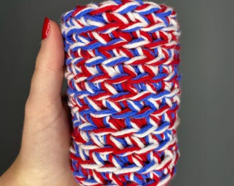 Phillies Handmade Crochet Beer Coozie | Game Day Drink Sleeve | Philly Fan Gift