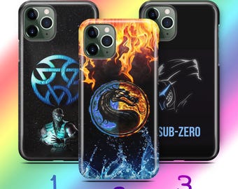 Mortal Combat A8 Phone Case for Apple iPhone 11 12 13 14 15 16 E 17 Air PRO  Plus Mini Max Video Game Fight Finish Him Sub Zero Movie - Etsy