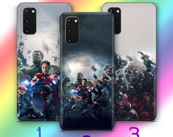 Avengers C8 Phone Case Cover For Samsung Galaxy S20 S21 S22 S23 S24 S25 S26 FE Plus Ultra Edge Superheroes Cartoon Movie Iron Man