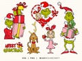 Grinch Christmas SVG Bundle: Grinchmas PNG, Max SVG (Digital Download)