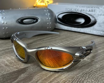 Rare Metal Black Oakley Plate Y2k Gorpcore Polarized Sunglasses - Etsy