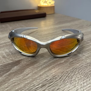 Vintage Oakley Splice – Y2K Sport Sunglasses, Black Frame With Vintage Oakley Splice – Y2K Sport Sunglasses, Black Frame With