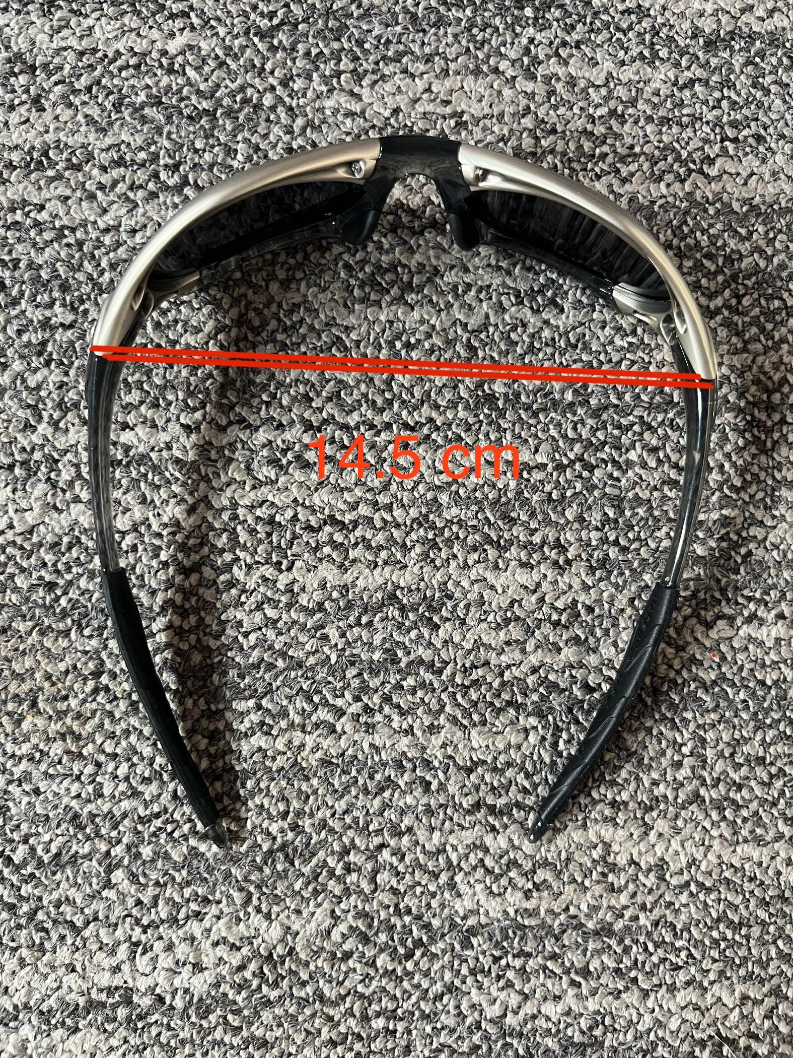 Vintage Oakley Splice – Y2K Sport Sunglasses, Black Frame With