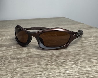 オークリー ミニッツ 1.0：マットブラック Y2K ラップサングラス