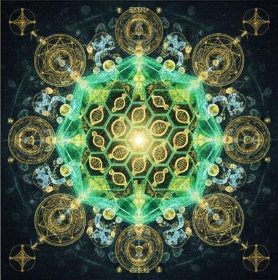 528 Hz Cymatics Frequency Art | DNA Repair Visual Anchor
