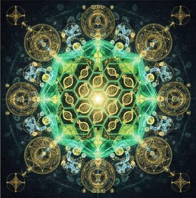 528 Hz Cymatics Frequency Art | DNA Repair Visual Anchor