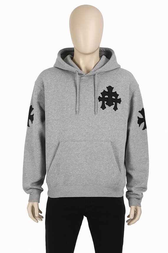 ユニセックス ストリートウェア Chrome Hearts グレー プルオーバー