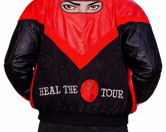 Michael Jackson 1993 Heal The World Inspired Jacket | MJ Dangerous Tour Leather Jacket