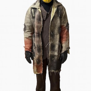 Freddy vs Jason Burlap Costume Jacket: Horror Cosplay