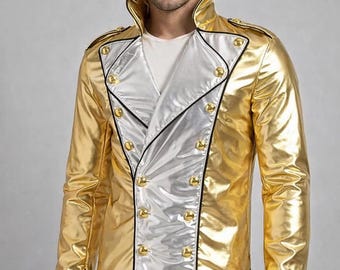 Michael Jackson History World Tour Inspired Golden Jacket | MJ The Jacksons Jacket